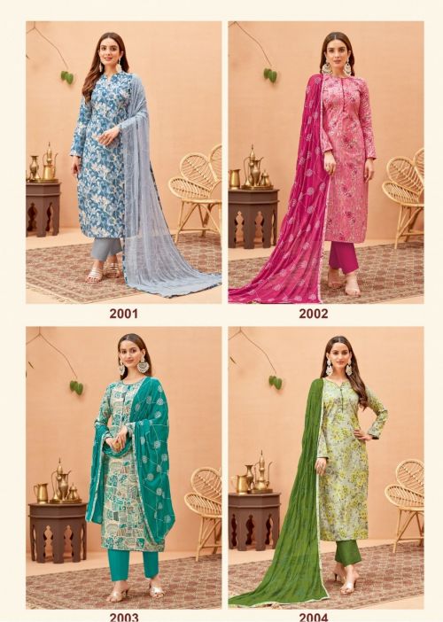 Kiana Vol 2 By Suryajyoti Cotton Dress Material Catalog